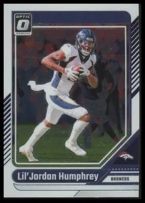 2024 Donruss Optic Lil’Jordan Humphrey 60 Denver Broncos
