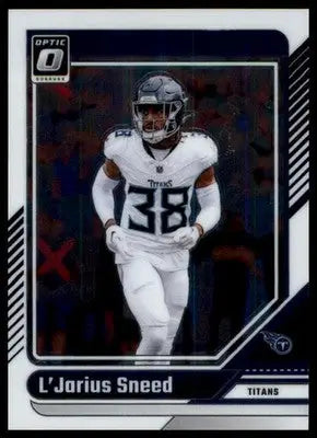2024 Donruss Optic L’Jarius Sneed 194 Tennessee Titans