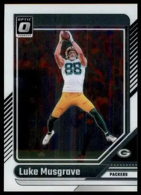 2024 Donruss Optic Luke Musgrave 73 Green Bay Packers