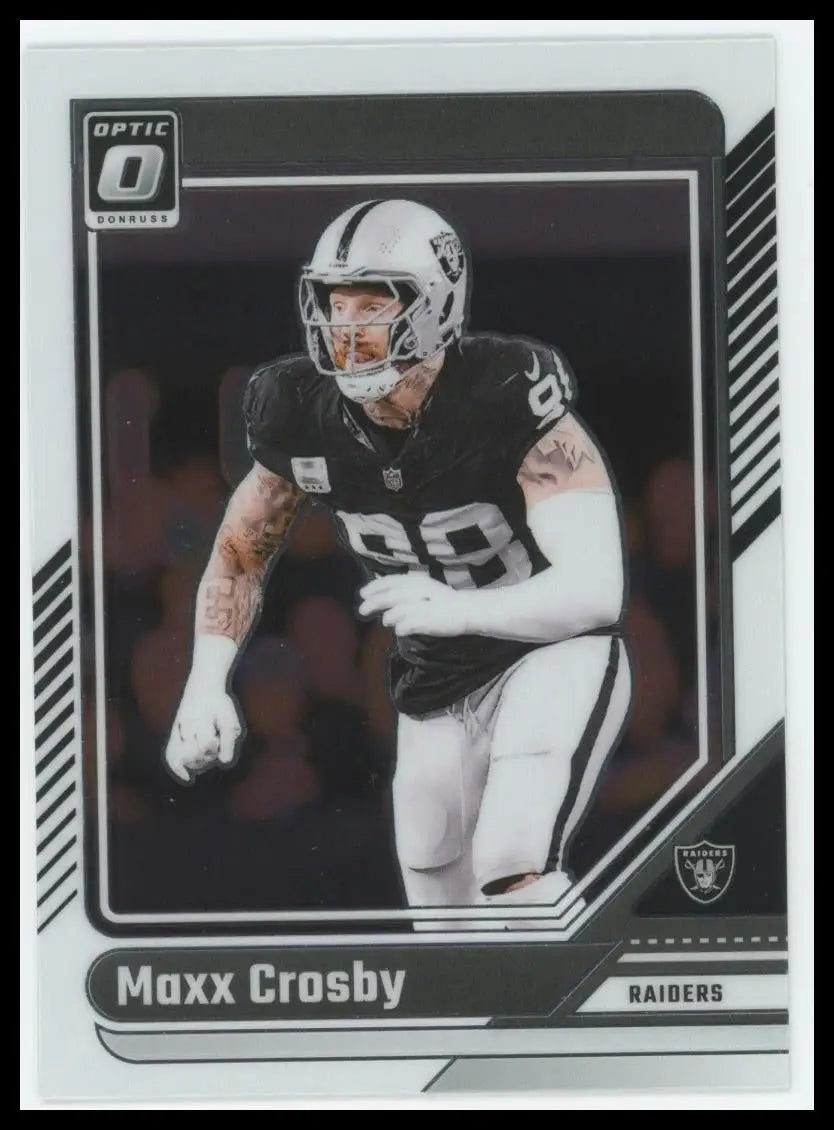 2024 Donruss Optic Maxx Crosby 105 Las Vegas Raiders - Football Card Single