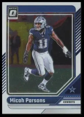 2024 Donruss Optic Micah Parsons 56 Dallas Cowboys