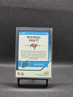 2024 Donruss Optic Michael Pratt #280 (RC) Green Velocity - Football Card Single