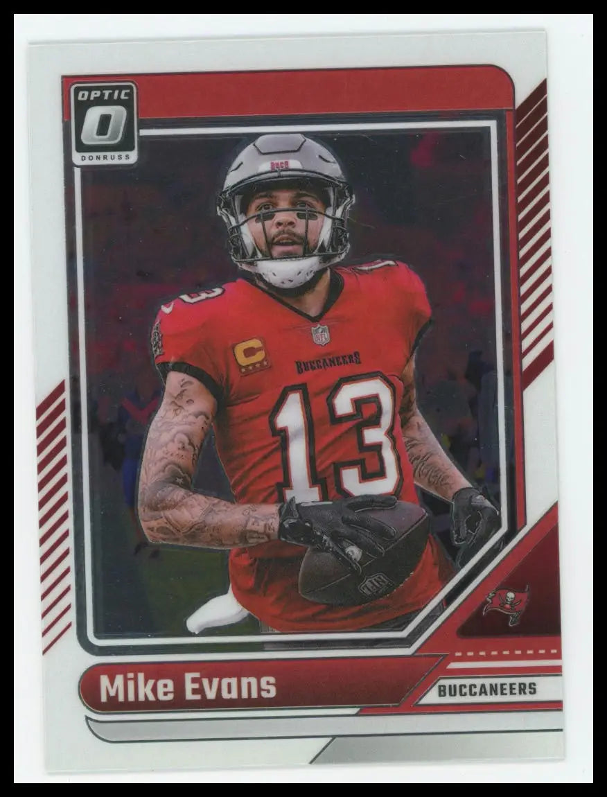 2024 Donruss Optic Mike Evans 186 Tampa Bay Buccaneers - Football Card Single