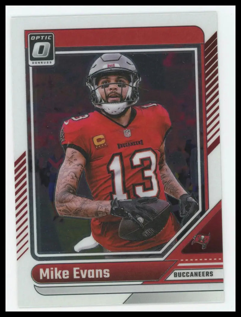 2024 Donruss Optic Mike Evans 186 Tampa Bay Buccaneers - Football Card Single