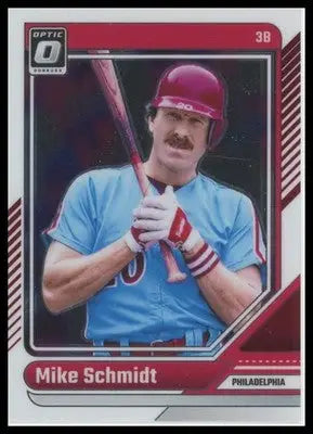 2024 Donruss - Optic Mike Schmidt 31 Philadelphia Phillies Baseball NM - Baseball Card Single