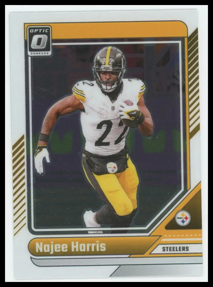 2024 Donruss Optic Najee Harris 165 Pittsburgh Steelers - Football Card Single