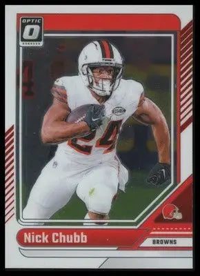 2024 Donruss Optic Nick Chubb 45 Cleveland Browns