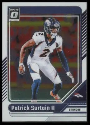 2024 Donruss Optic Patrick Surtain II 62 Denver Broncos