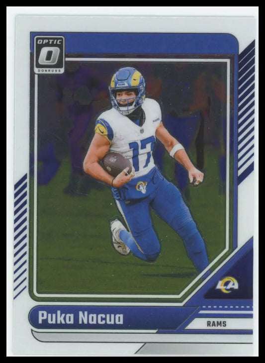 2024 Donruss Optic Puka Nacua 115 Los Angeles Rams - Football Card Single
