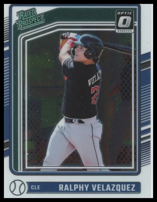 2024 Donruss - Optic Ralphy Velazquez 108 Cleveland Guardians Baseball NM - Baseball Card Single