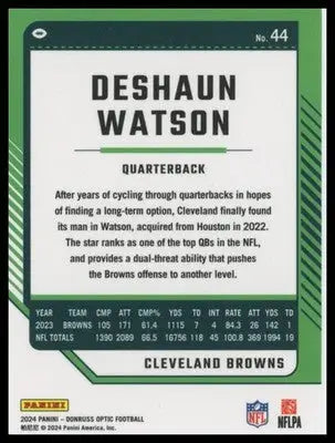 2024 Donruss Optic - Red Deshaun Watson 44 /125 Cleveland Browns