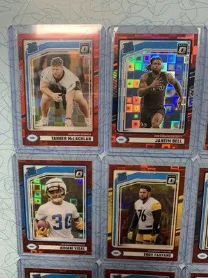 2024 Donruss Optic Red Pandora Rated Rookie Card Lot 15 Different Cards NFL RC’s - Football Card Single