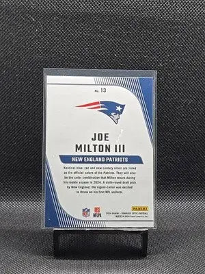 2024 Donruss Optic - Rookie Primary Colors Joe Milton III Patriots #13