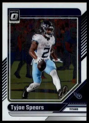 2024 Donruss Optic Tyjae Spears 191 Tennessee Titans