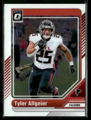 2024 Donruss Optic Tyler Allgeier #9 Atlanta Falcons - Football Card Single