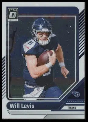 2024 Donruss Optic Will Levis 189 Tennessee Titans