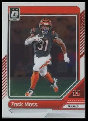 2024 Donruss Optic Zack Moss 39 Cincinnati Bengals