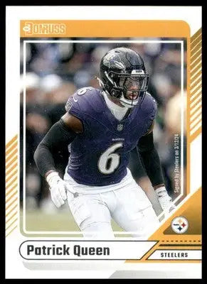 2024 Donruss Patrick Queen 89 Pittsburgh Steelers - Football Card Single