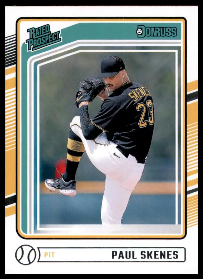 2024 Donruss Paul Skenes 131 Pittsburgh Pirates NM - Baseball Card Single
