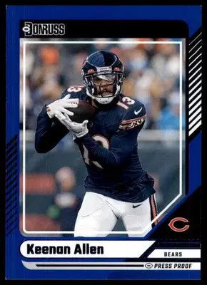 2024 Donruss - Press Proof Blue Keenan Allen 71 Chicago Bears - Football Card Single
