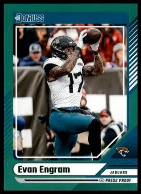 2024 Donruss - Press Proof Green Evan Engram 152 Jacksonville Jaguars - Football Card Single