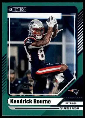2024 Donruss - Press Proof Green Kendrick Bourne 219 New England Patriots - Football Card Single