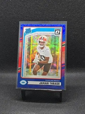 2024 Donruss Rated Rookie Optic Preview Blue Scope #376 Jamari Thrash BROWNS - Football Card Single