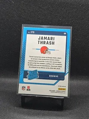 2024 Donruss Rated Rookie Optic Preview Blue Scope #376 Jamari Thrash BROWNS - Football Card Single
