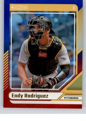 2024 Donruss Red and Blue #30 Endy Rodriguez NM-MT Pirates ID:74135 - Baseball Card Single