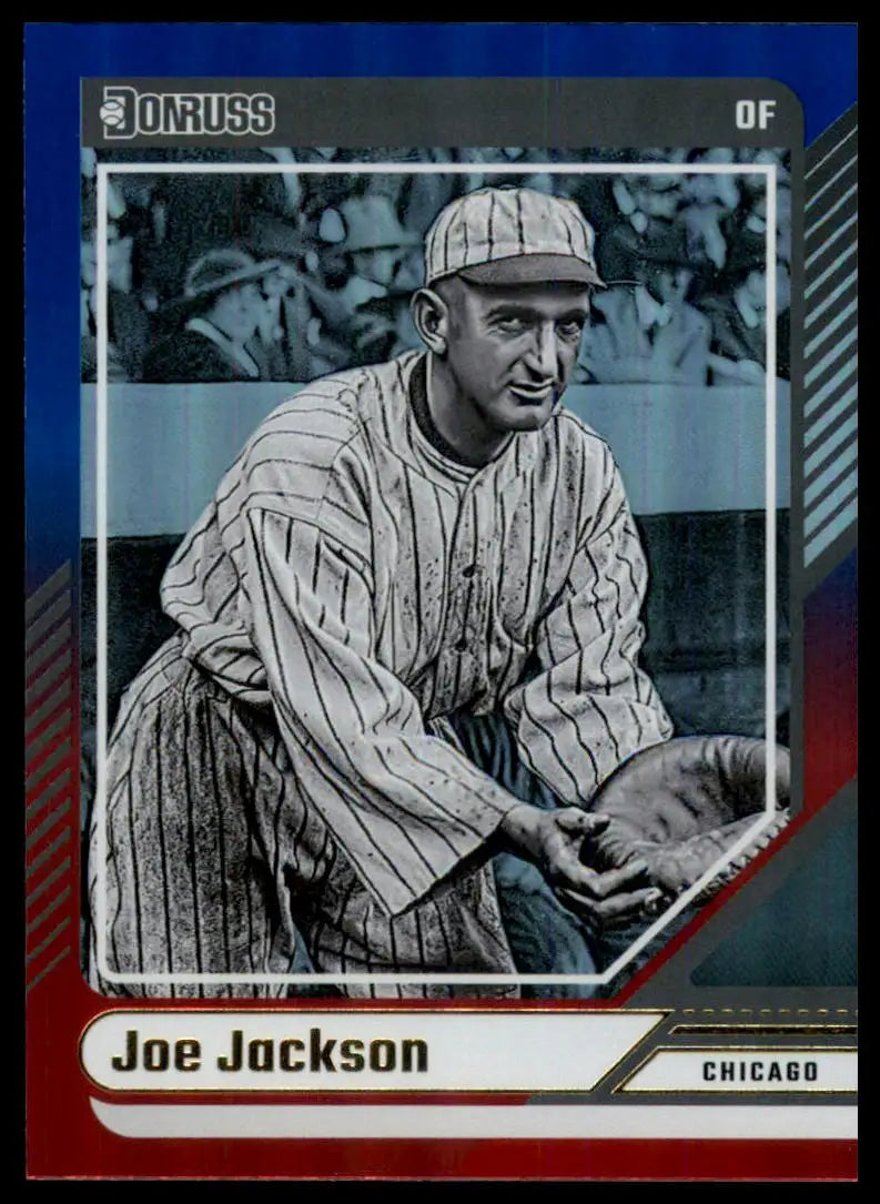 2024 Donruss - Red and Blue Joe Jackson 32 Chicago White Sox Baseball NM - Baseball Card Single
