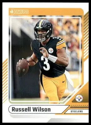 2024 Donruss Russell Wilson 160 Pittsburgh Steelers - Football Card Single