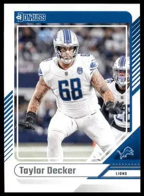 2024 Donruss Taylor Decker 281 Detroit Lions - Football Card Single