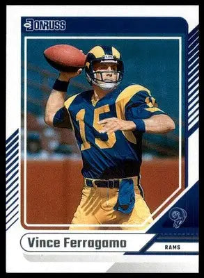 2024 Donruss Vince Ferragamo 17 Los Angeles Rams - Football Card Single