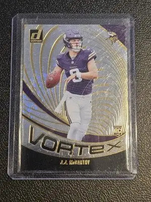 2024 Donruss #VOR-JMC J.J. McCarthy Vortex - Football Card Single