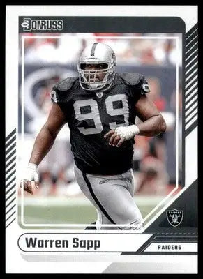 2024 Donruss Warren Sapp 299 Oakland Raiders - Football Card Single
