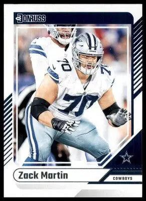 2024 Donruss Zack Martin 52 Dallas Cowboys - Football Card Single