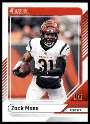 2024 Donruss Zack Moss 43 Cincinnati Bengals - Football Card Single