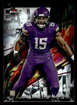 2024 Finest #56 Dallas Turner - Football Card Single