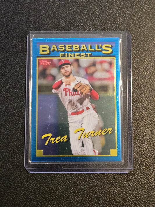 2024 Finest #93-18 Trea Turner What If... 1993 Finest Prototypes - Baseball Card Single