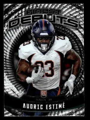 2024 Finest #D-21 Audric Estimé Debut - Football Card Single