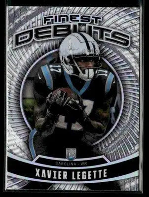 2024 Finest - Debut Xavier Legette #D-11 Refractor Carolina Panthers - Football Card Single