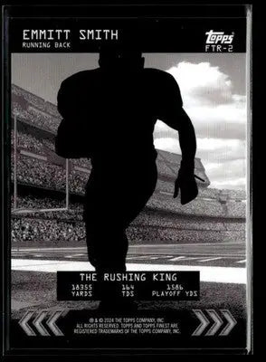 2024 Finest - For the Record Emmitt Smith #FTR-2 SSP Dallas Cowboys - Football Card Single
