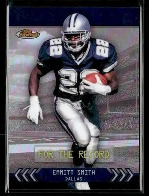 2024 Finest - For the Record Emmitt Smith #FTR-2 SSP Dallas Cowboys - Football Card Single