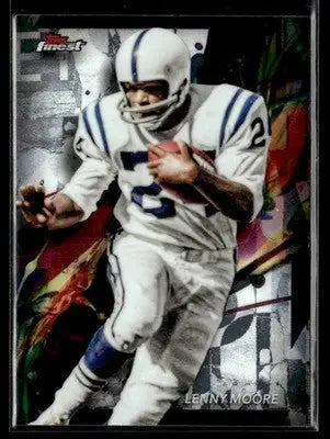 2024 Finest Lenny Moore #4 Baltimore Colts