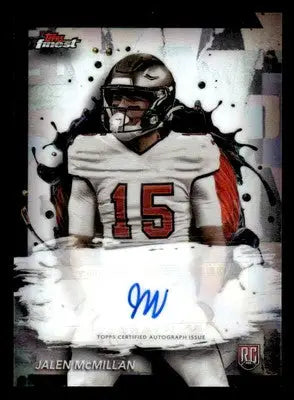 2024 Finest #RFA-JM Jalen McMillan Rookie Finest Autographs Tampa Bay Buccaneers - Football Card Single