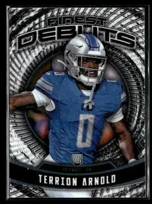 2024 Finest Terrion Arnold #D-26 Debut Detroit Lions - Football Card Single