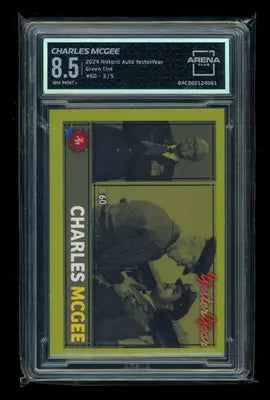 2024 Historic Autograph YesterYear Green Tint Charles McGee 3/5 #H-60 AC 8.5 - Other