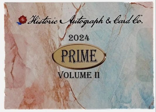 2024 Historic Autographs Prime Volume II Premium Box - Sports Card Hobby Boxes