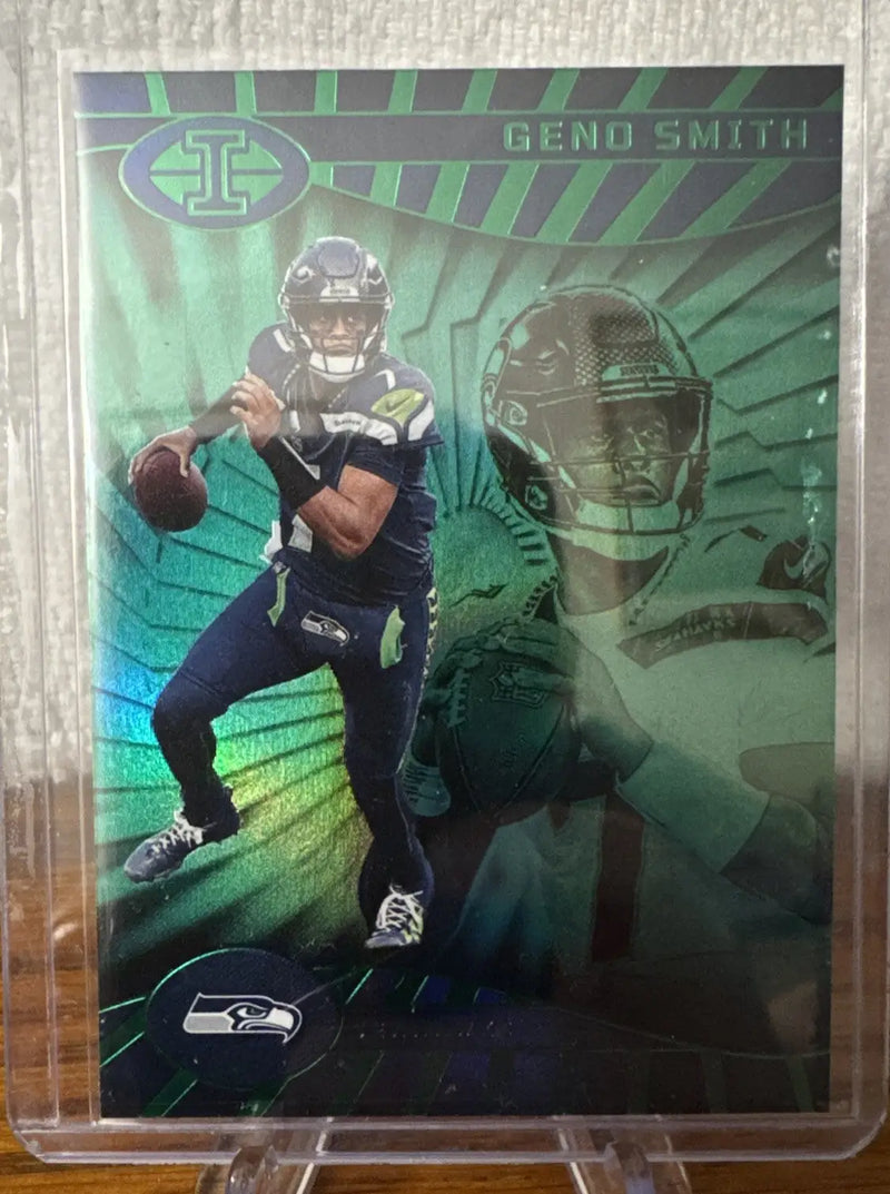 2024 Illusions Emerald Green Seahawks 8 Card Lot Metcalf Smith Lockett Walker - Football Card Single