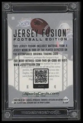 2024 Jersey Fusion Adam Vinatieri Game Used Swatch - Football Card Single